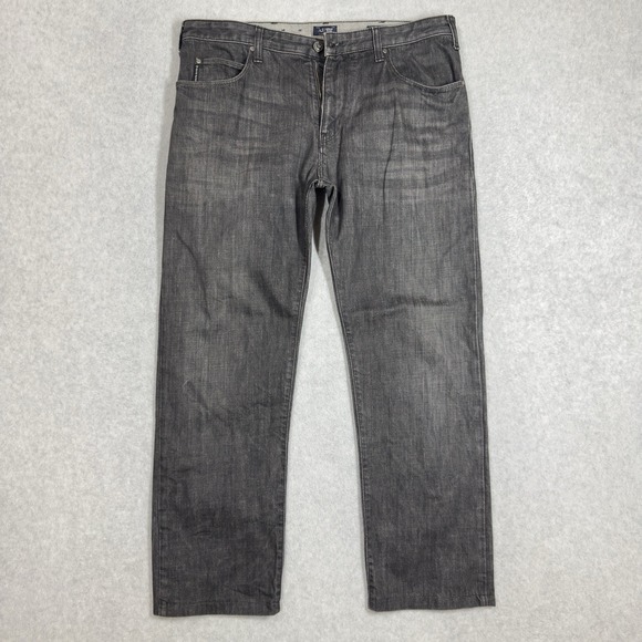 Armani Jeans Other - Armani Jeans AJ Mens 36x30 Black Regular Straight Fit Giorgio Armani J45 READ
